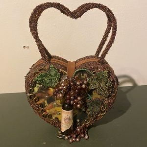 Adorable Mary Frances beaded grape bag